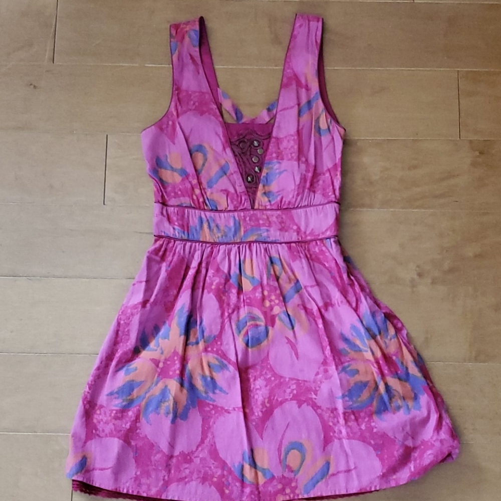 Free People Mini Boho Beaded detail Sundress